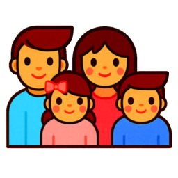 Family icon representing parent approval